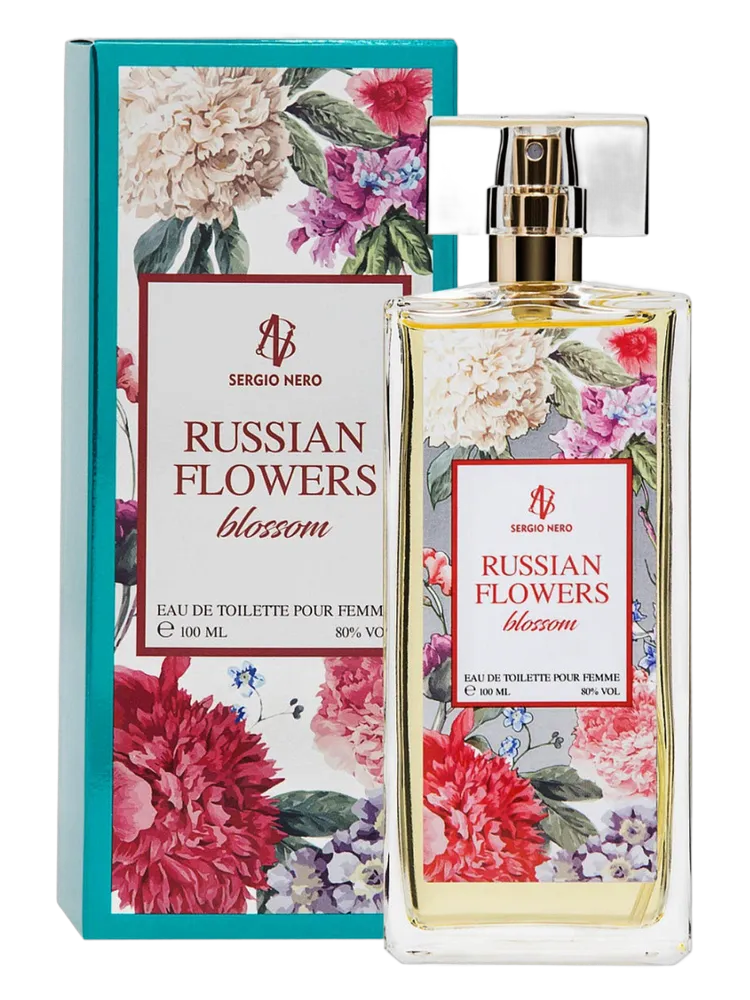 Russian Flowers Blossom by Sergio Nero