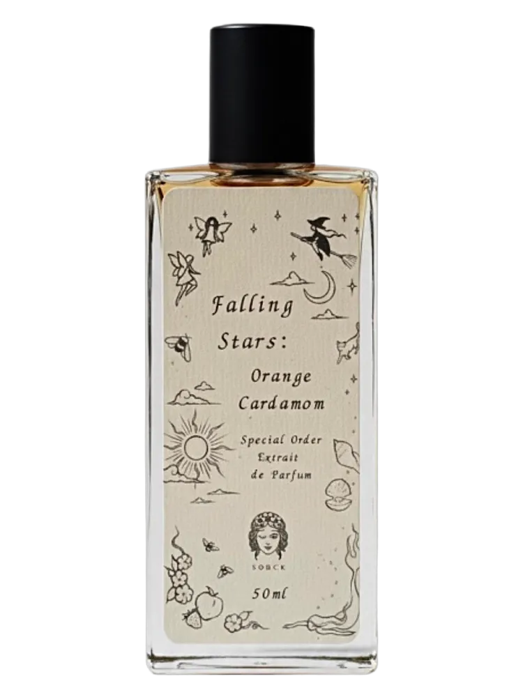 Falling Stars Cardamom Orange by Sorce